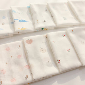 Korean Pure Cotton Character Handkerchief 10pcs Set