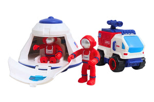 Daron SPACE ADVENTURE SPACE CAPSULE W/2 ASTRONAUTS & VEHICLE
