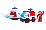 Daron SPACE ADVENTURE SPACE CAPSULE W/2 ASTRONAUTS & VEHICLE