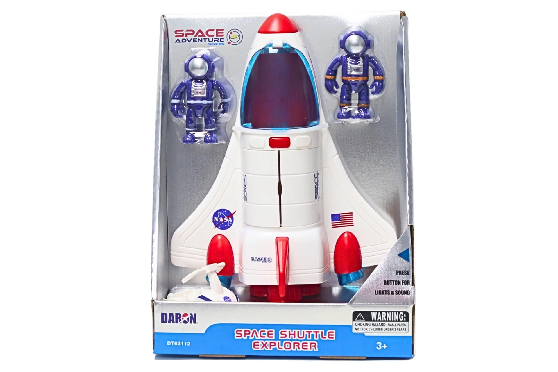 Daron SPACE ADVENTURE SPACE SHUTTLE W/2 ASTRONAUTS & VEHICLE