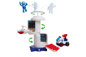 Daron SPACE ADVENTURE SPACE STATION W/FIGURE, SPACE ROVER & LIGHT