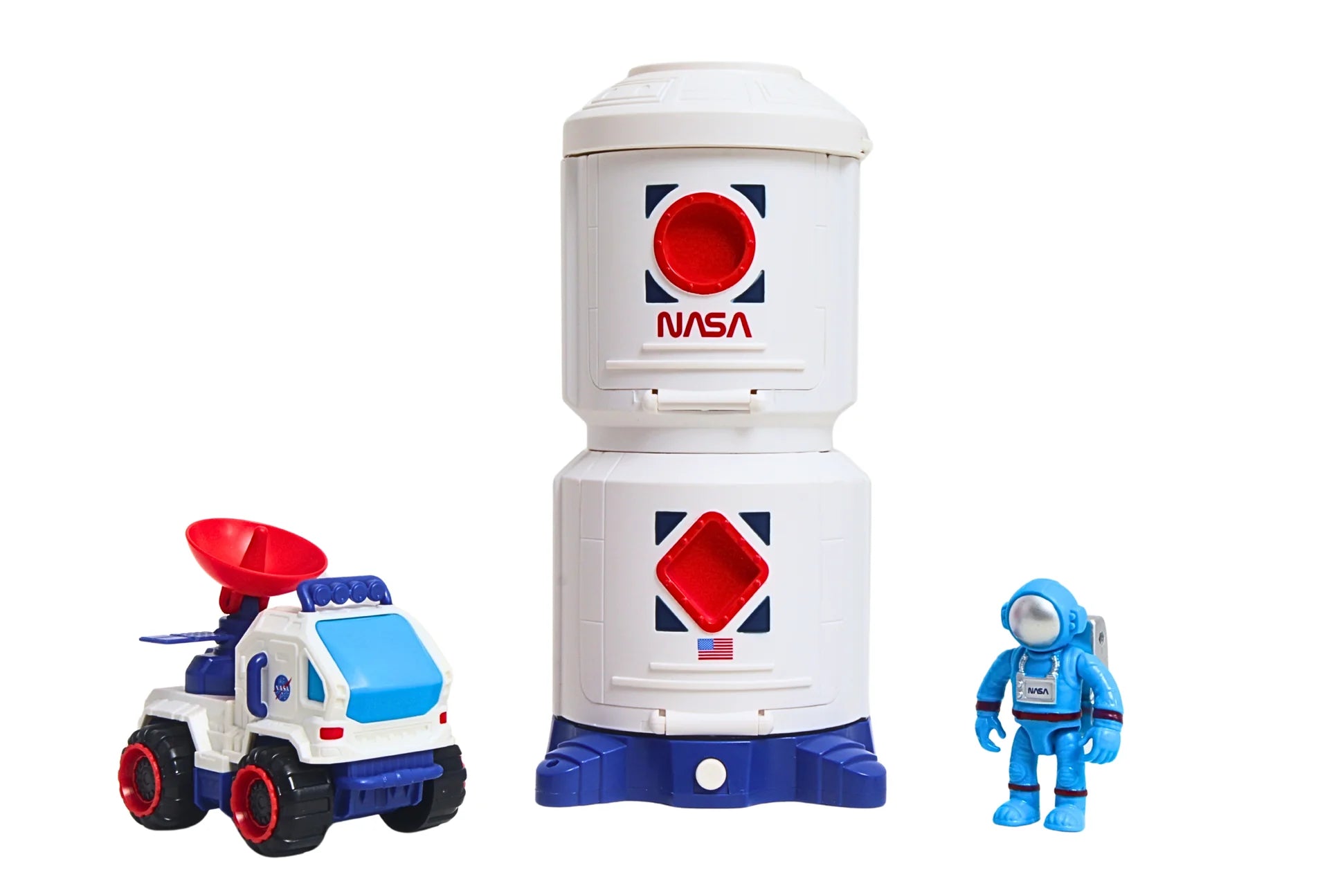 Daron SPACE ADVENTURE SPACE STATION W/FIGURE, SPACE ROVER & LIGHT