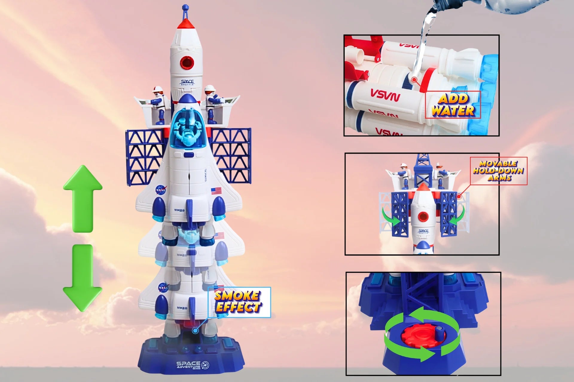 Daron SPACE ADVENTURE LAUNCH PLAYSET