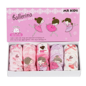 Daily Kids Underwear For Girl 5pcs Set - Ballerina 2