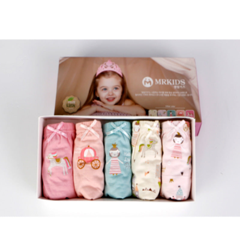 Daily Kids Underwear For Girl 5pcs Set - Princess