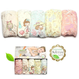 Daily Kids Underwear For Girl 5pcs Set - Sketch Girl