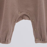 Daniel Ribbed Korean Baby Overall and T-Shirt Set