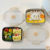 Bear Stainless Lunch Box Set with Lunch Bag