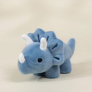 Coco Village Dino Plush Toy Blue Triceratop