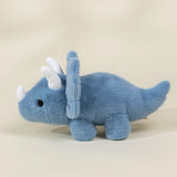 Coco Village Dino Plush Toy Blue Triceratop