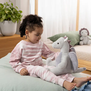 Coco Village Dino Plush Toy Grey Dragon