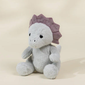 Coco Village Dino Plush Toy Grey Triceratop