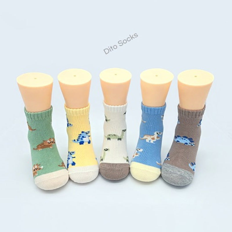 Korean kids Dito Socks 5Pcs