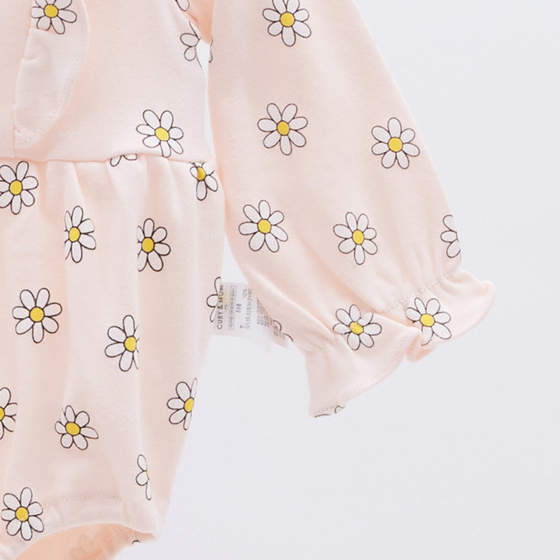 Ella Floral Baby Bodysuit & Headband Set