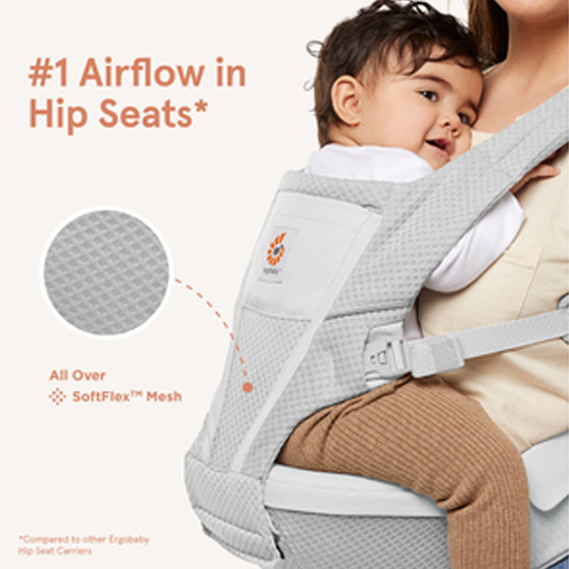 Ergobaby Alta Hip Seat Baby Carrier SoftFlex Mesh – Bebeang Baby