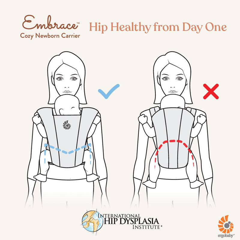 Ergobaby Embrace Soft Air Mesh Cream babycarrier