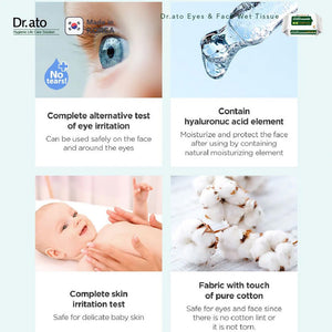 Dr.ato Eyes & Face Wet Tissue 20p