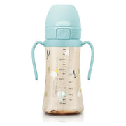 Grosmimi PPSU Straw Cup with Flip Top - 10oz (300ml) Stage 2 Straw - Air balloon