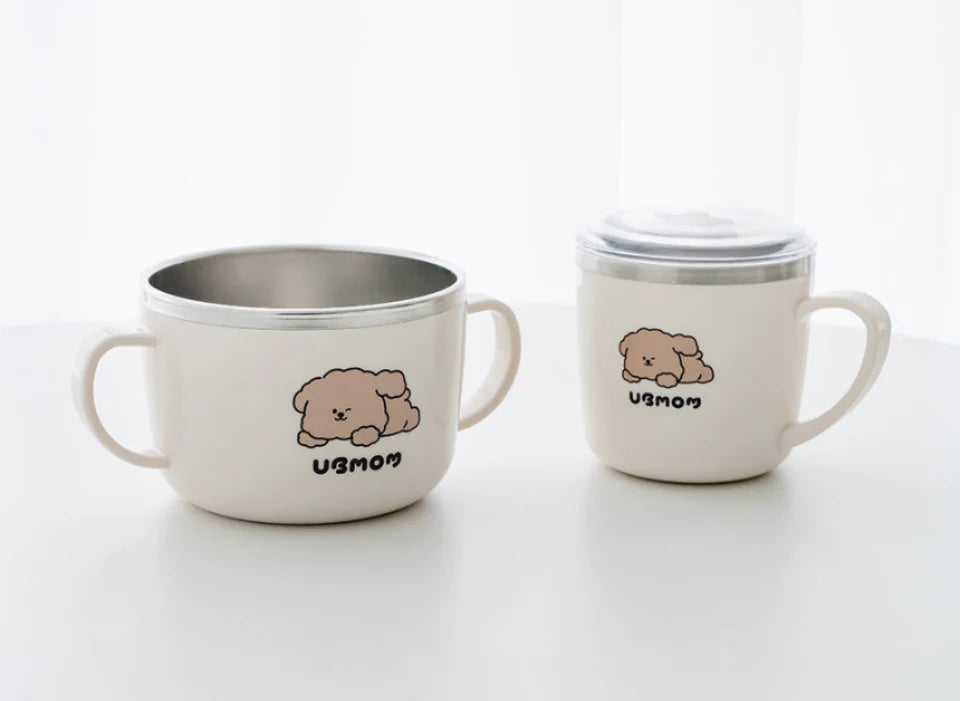 UBMOM Choco Mong Tableware Gift Set (Plate / Bowl / Cup / Spoon & Fork)