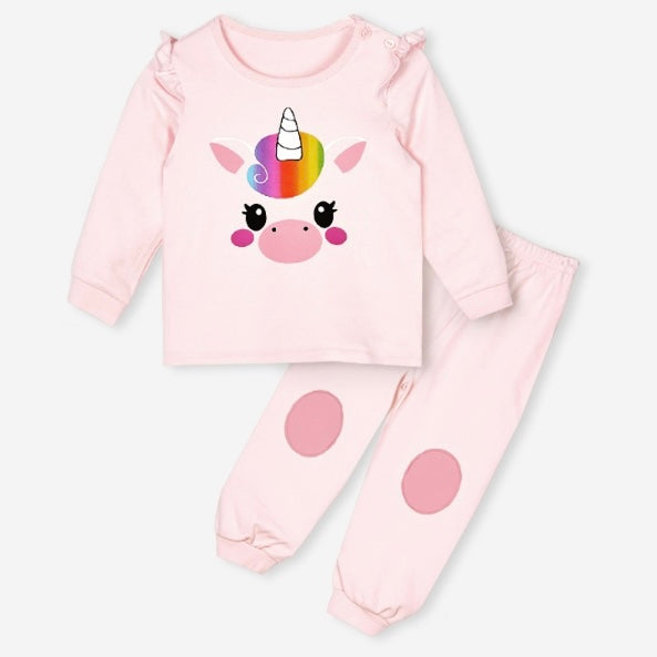 Korean Kids Pajamas Set-Unicorn