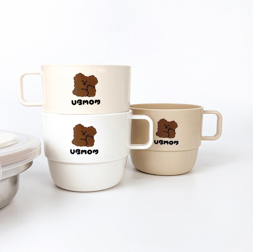UBMOM Chocolate Mong  Handle Cup Set - 3pcs