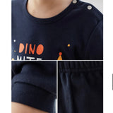 Korean Kids Pajamas Set-Dino