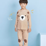 Korean Kids Pajamas Set-Brown Bear