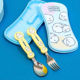 Molang Easy Wash Spoon Fork Case Set