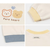 Happy Prince Heart Bear Baby Sweatshirt