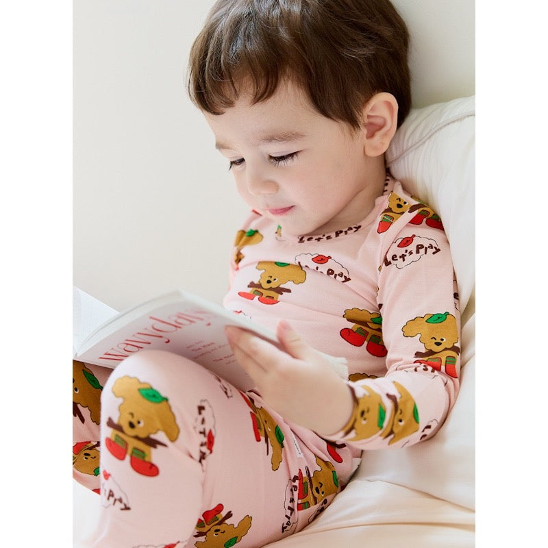 Single Spandex Fabric Pajamas set-Bichon