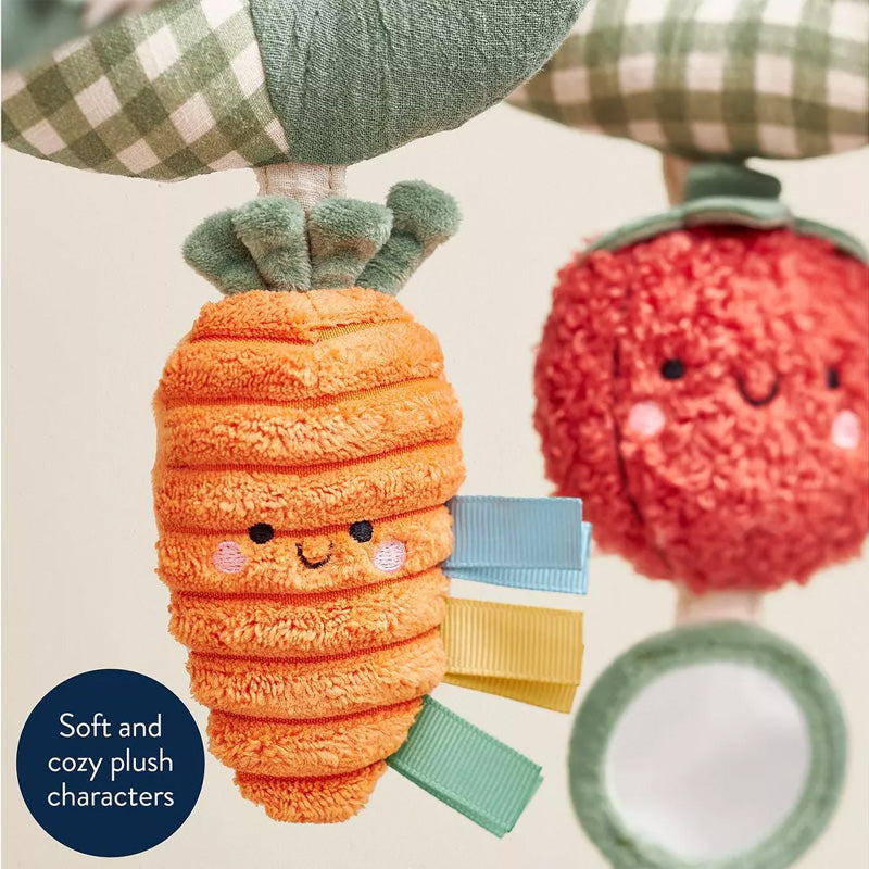 Itzy Ritzy Bitzy Spiral Car Seat Activity Toy - Veggie