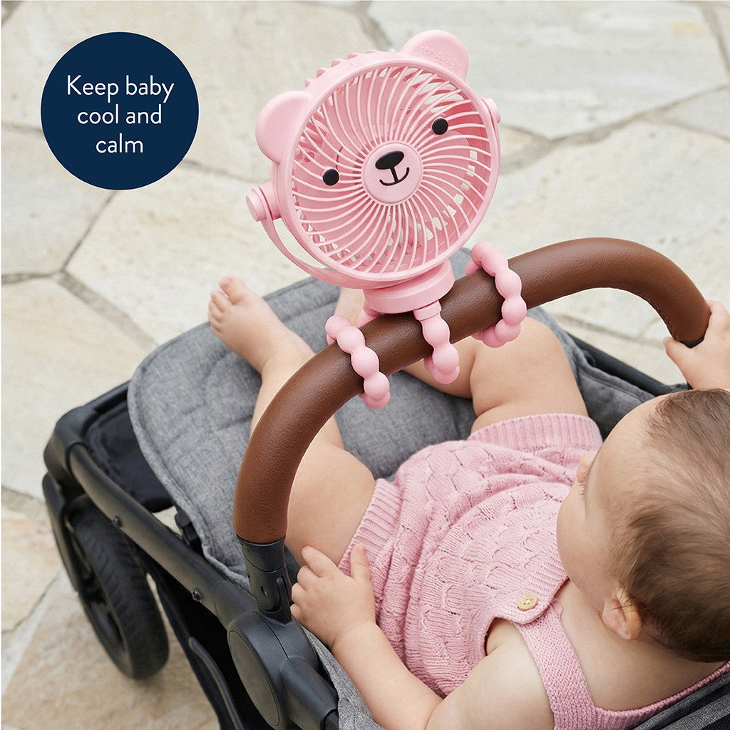 Itzy Ritzy Itzy Breeze 3-Speed Stroller Fan - Pink