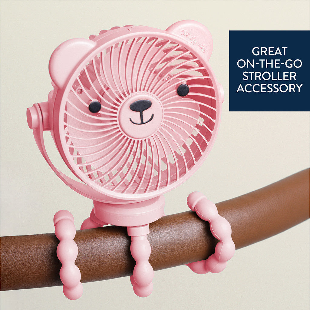 Itzy Ritzy Itzy Breeze 3-Speed Stroller Fan - Pink