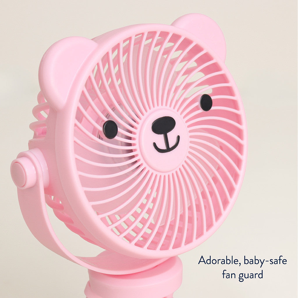 Itzy Ritzy Itzy Breeze 3-Speed Stroller Fan - Pink