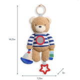Itzy Ritzy Bitzy Traveler Developmental Sensory Toy-Theo the Nautical Bear