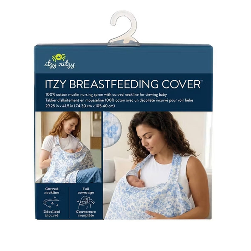 Itzy Ritzy Breastfeeding Cover - Blue Toile