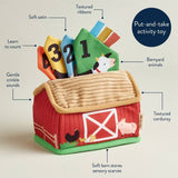 Itzy Ritzy Itzy Sensory Scarves Pull-And-Take Toy-Farm Friends