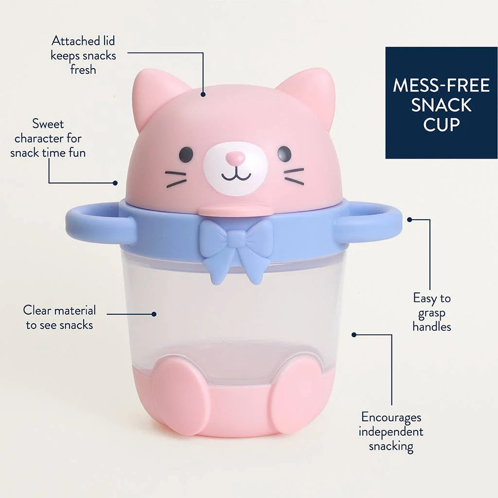 Itzy Ritzy Itzy Snack Pal - Snack Cup - Kitty