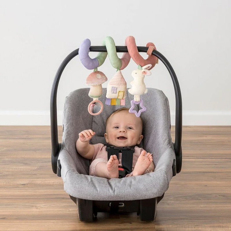 Itzy Ritzy Bitzy Bespok Itzy Bitzy Spiral Car Seat Activity Toy - Pastel
