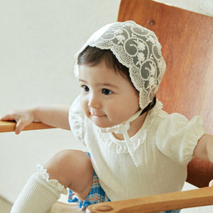 Korean Joan Lace Bonnet Hat