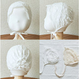 Korean Joan Lace Bonnet Hat