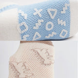 Korean Kids Brachiosaurus Mesh Non-Slip Ankle Socks 5Pair Set