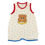 Kids Cotton Cool Mesh Sleeping Vest - Bear