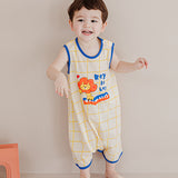 Kids Cotton Cool Mesh Sleeping Vest - Lion