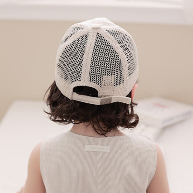 Kids Lettering Mesh Ball Cap