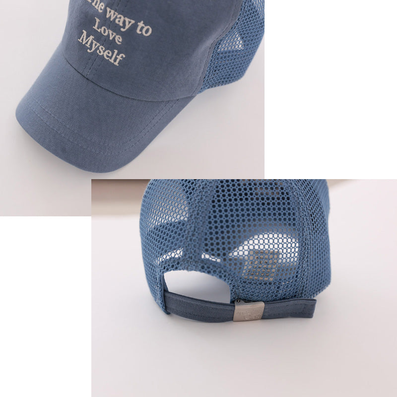 Kids Lettering Mesh Ball Cap