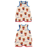 Kids Long Sleeping Vest - Choco Bear