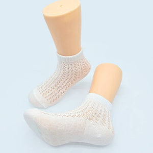 Korean Kids Macaron white Socks 5Pair Set