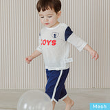 Kids Summer Short Shirt Cotton Cool Mesh Pajamas Set - Coys