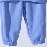 Korean Baby Top & Bottom Loungewear Set-Hi Blue